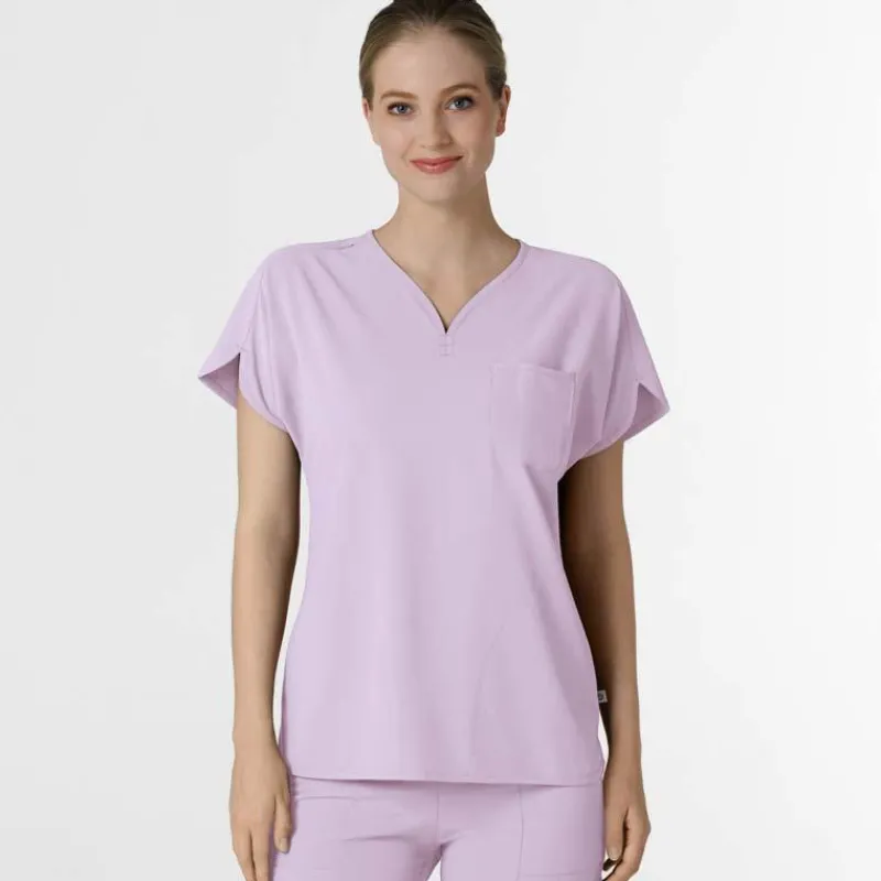 WonderWink RENEW Scrub Tops*Wink Renew Women's Dolman Sleeve Y-Neck Scrub Top