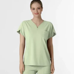 WonderWink RENEW Scrub Tops*Wink Renew Women's Dolman Sleeve Y-Neck Scrub Top