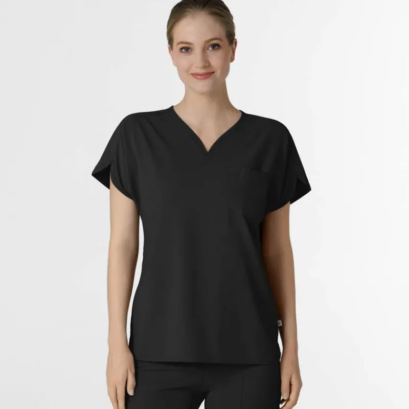 WonderWink RENEW Scrub Tops*Wink Renew Women's Dolman Sleeve Y-Neck Scrub Top