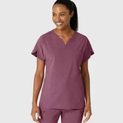 WonderWink RENEW Scrub Tops*Wink Renew Women's Dolman Sleeve Y-Neck Scrub Top