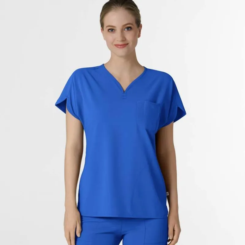 WonderWink RENEW Scrub Tops*Wink Renew Women's Dolman Sleeve Y-Neck Scrub Top