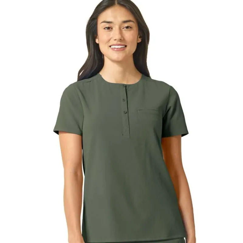 WonderWink RENEW Scrub Tops*Wink RENEW Women's Eco Friendly Tuck-In Scrub Top