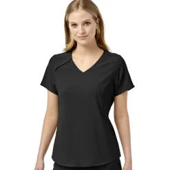 WonderWink RENEW Scrub Tops*Wink RENEW Women's Eco Friendly EZ-Zip V-Neck Scrub Top