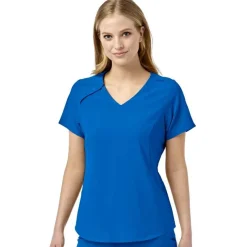 WonderWink RENEW Scrub Tops*Wink RENEW Women's Eco Friendly EZ-Zip V-Neck Scrub Top