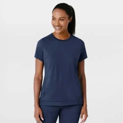 WonderWink RENEW Scrub Tops*Wink RENEW Women's Knit Flex-n-Reach Crew Neck Scrub Top