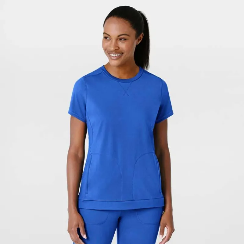 WonderWink RENEW Scrub Tops*Wink RENEW Women's Knit Flex-n-Reach Crew Neck Scrub Top