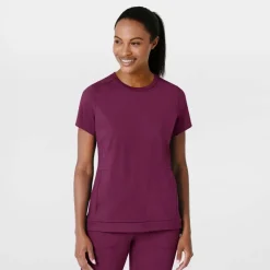 WonderWink RENEW Scrub Tops*Wink RENEW Women's Knit Flex-n-Reach Crew Neck Scrub Top
