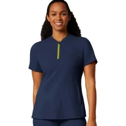 WonderWink Thrive Scrub Tops*Wink Thrive Women's Quarter Zip Neck Scrub Top