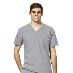 Wonderwink W123 Scrub Tops*Wink W123 Men's V-Neck Scrub Top