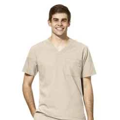 Wonderwink W123 Scrub Tops*Wink W123 Men's V-Neck Scrub Top