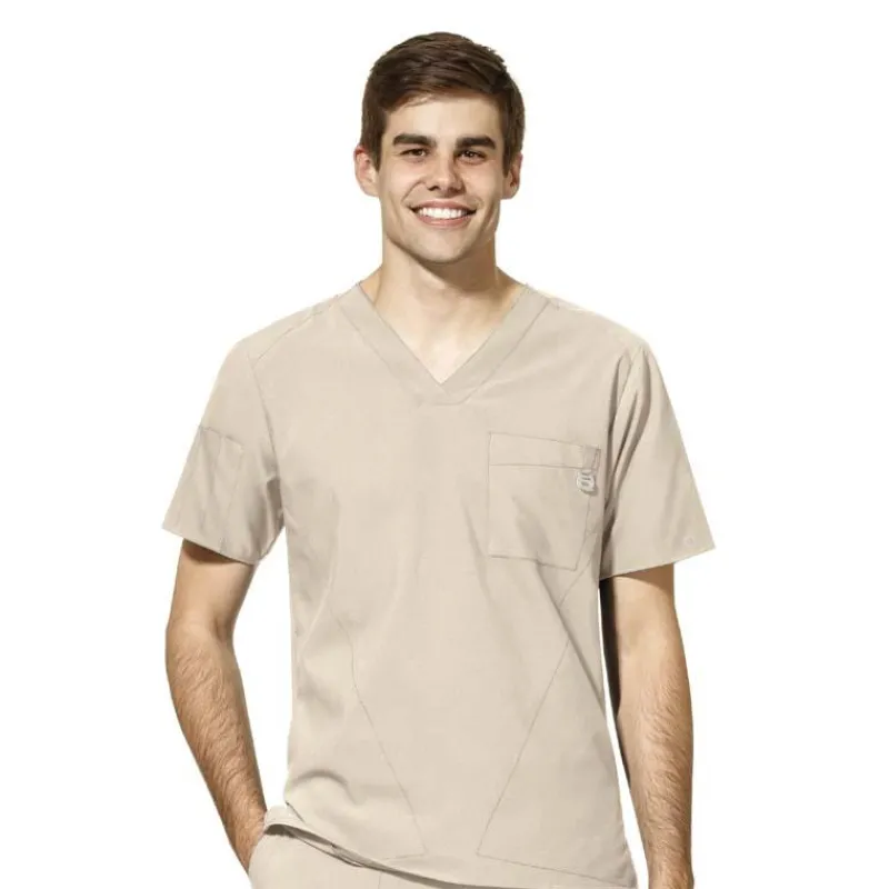 Wonderwink W123 Scrub Tops*Wink W123 Men's V-Neck Scrub Top