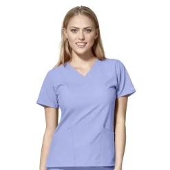 Wonderwink W123 Scrub Tops*Wink W123 Women's Classic V-Neck Scrub Top