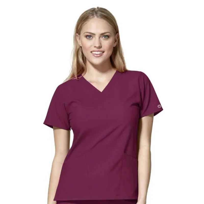 Wonderwink W123 Scrub Tops*Wink W123 Women's Classic V-Neck Scrub Top