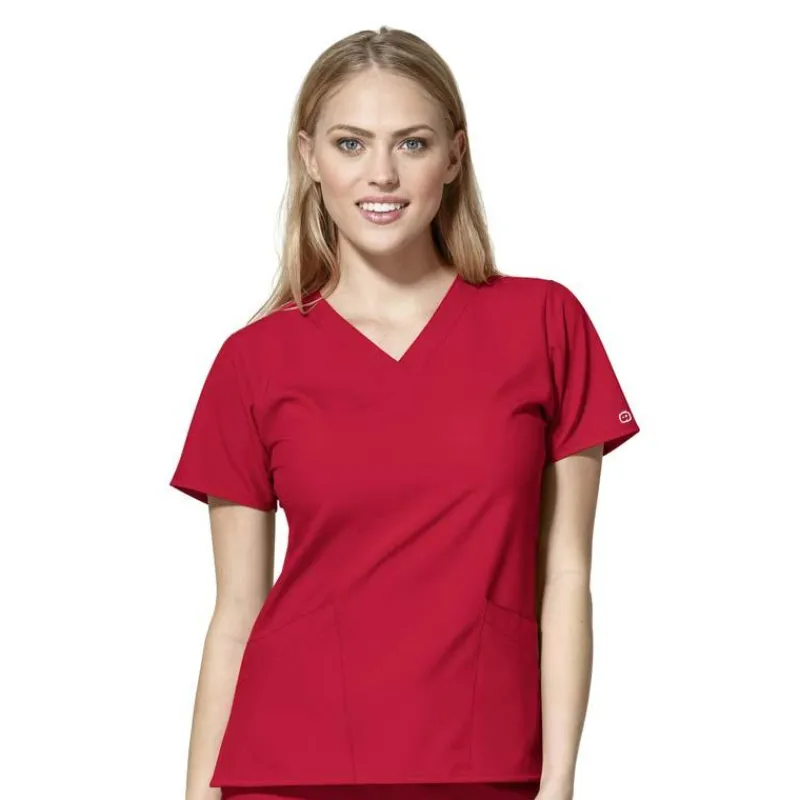 Wonderwink W123 Scrub Tops*Wink W123 Women's Classic V-Neck Scrub Top