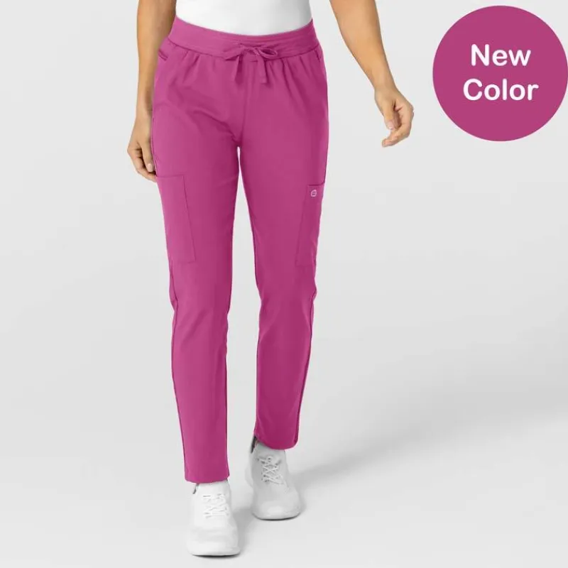 Wonderwink W123 Scrub Pants*Wink W123 Women's Flex-n-Reach Jogger Track Scrub Pant