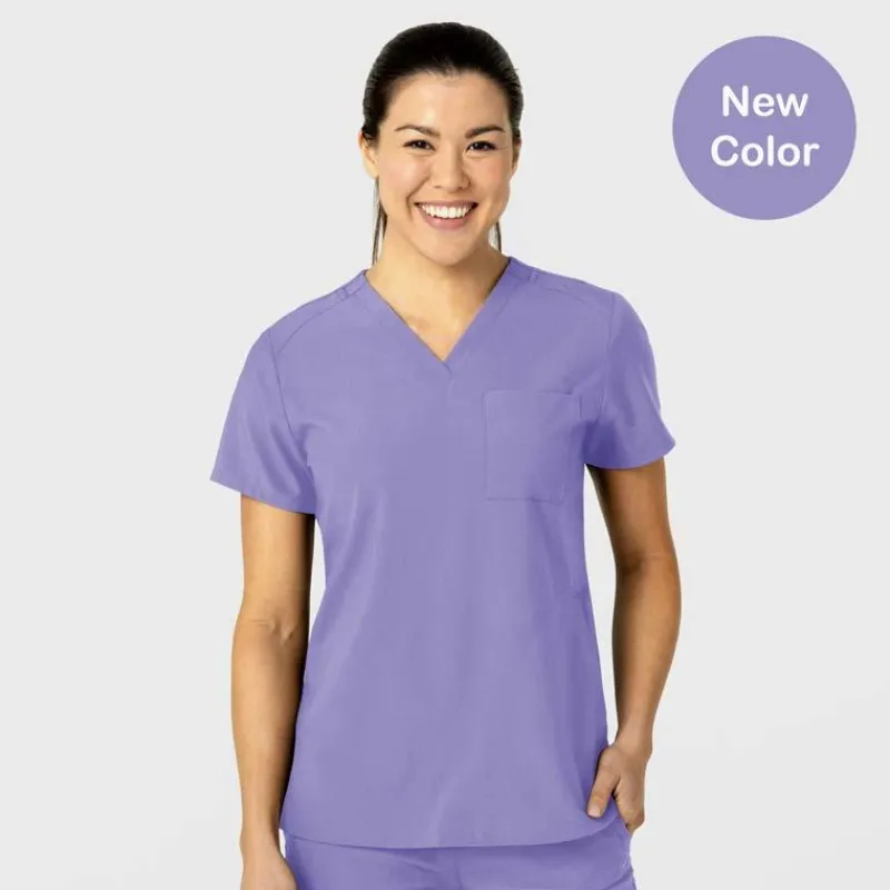 Wonderwink W123 Scrub Tops*Wink W123 Women's Flex-n-Reach V-Neck Scrub Top