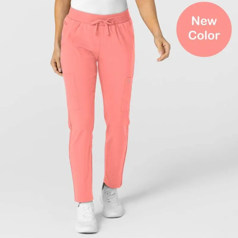 Wonderwink W123 Scrub Pants*Wink W123 Women's Flex-n-Reach Jogger Track Scrub Pant