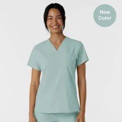 Wonderwink W123 Scrub Tops*Wink W123 Women's Flex-n-Reach V-Neck Scrub Top