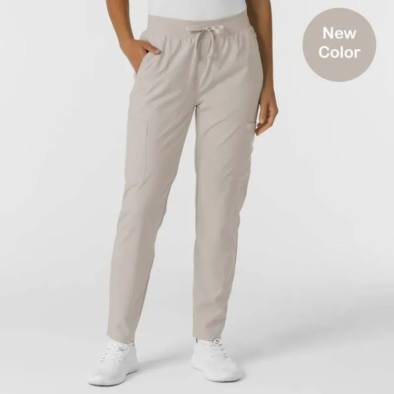 Wonderwink W123 Scrub Pants*Wink W123 Women's Flex-n-Reach Jogger Track Scrub Pant