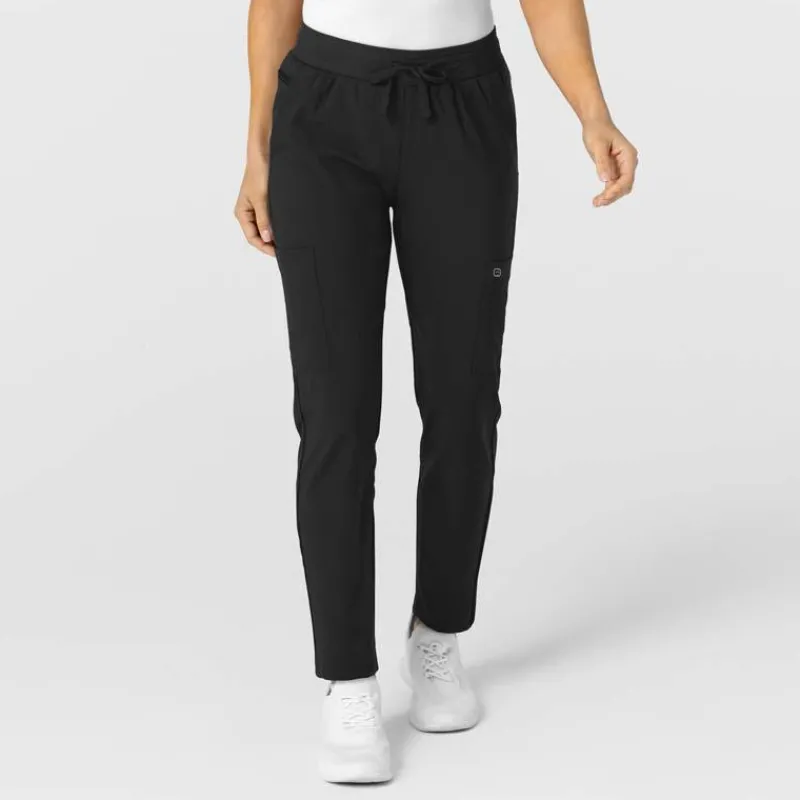 Wonderwink W123 Scrub Pants*Wink W123 Women's Flex-n-Reach Jogger Track Scrub Pant