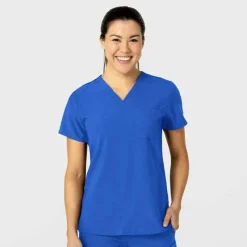 Wonderwink W123 Scrub Tops*Wink W123 Women's Flex-n-Reach V-Neck Scrub Top