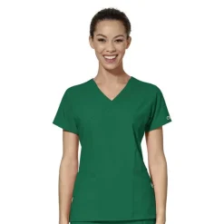 Wonderwink W123 Scrub Tops*Wink W123 Women's Mock Wrap Scrub Top