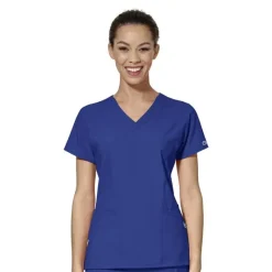 Wonderwink W123 Scrub Tops*Wink W123 Women's Mock Wrap Scrub Top