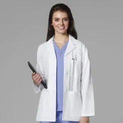 WonderWink WonderLAB Lab Coats & Jackets*Wink WonderLAB Women's 29 1/2' Consultation Lab Coat White