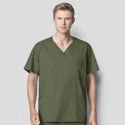Wonderwink Wonder Work Scrub Tops*Wink WonderWORK Men's V-Neck Scrub Top