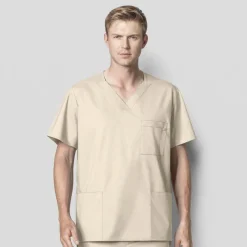 Wonderwink Wonder Work Scrub Tops*Wink WonderWORK Men's V-Neck Scrub Top