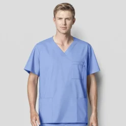 Wonderwink Wonder Work Scrub Tops*Wink WonderWORK Men's V-Neck Scrub Top
