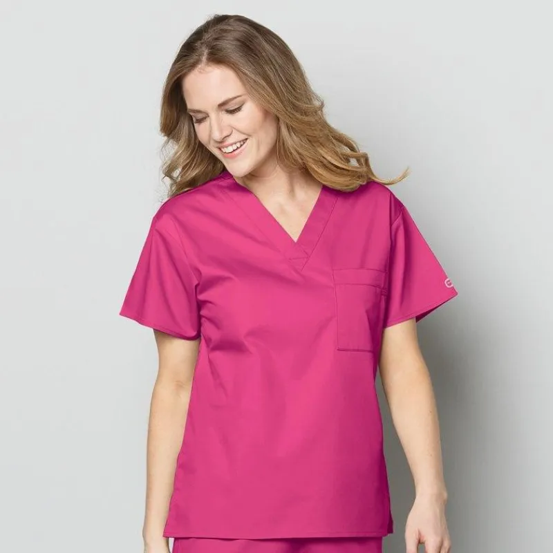 Wonderwink Wonder Work Scrub Tops*Wink WonderWORK Unisex V-Neck Scrub Top