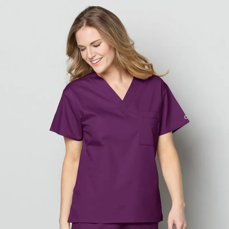 Wonderwink Wonder Work Scrub Tops*Wink WonderWORK Unisex V-Neck Scrub Top
