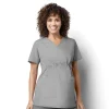 Wonderwink Wonder Work Scrub Tops*Wink WonderWORK Women's Maternity Mock Wrap Scrub Top