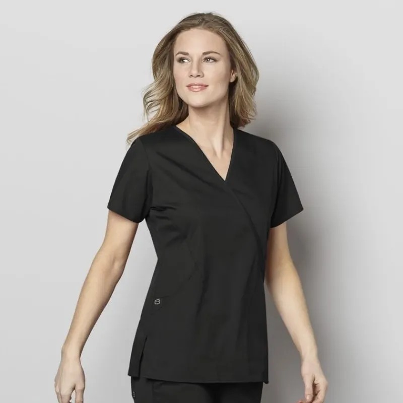 Wonderwink Wonder Work Scrub Tops*Wink WonderWORK Women's Mock Wrap Scrub Top