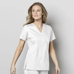 Wonderwink Wonder Work Scrub Tops*Wink WonderWORK Women's Mock Wrap Scrub Top