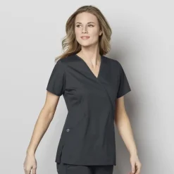 Wonderwink Wonder Work Scrub Tops*Wink WonderWORK Women's Mock Wrap Scrub Top