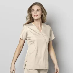 Wonderwink Wonder Work Scrub Tops*Wink WonderWORK Women's Mock Wrap Scrub Top