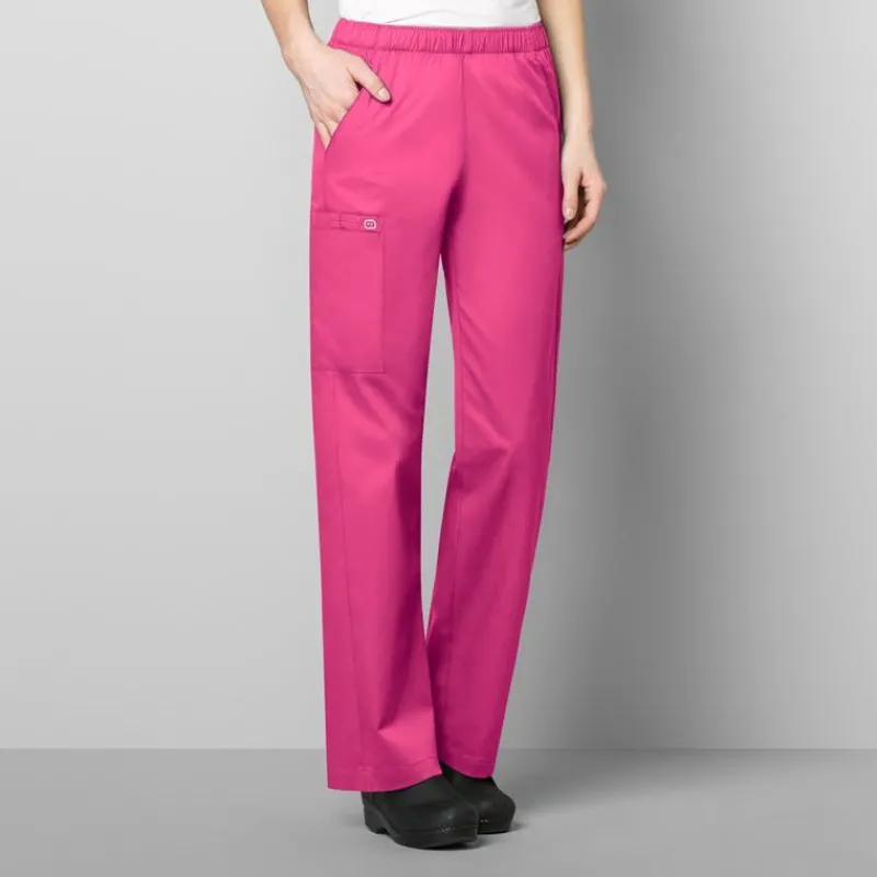 Wonderwink Wonder Work Scrub Pants*Wink WonderWORK Women's Pull-On Cargo Scrub Pant