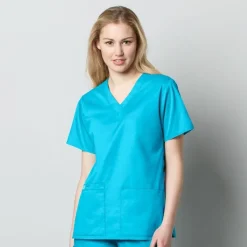 Wonderwink Wonder Work Scrub Tops*Wink WonderWORK Women's V-Neck Scrub Top