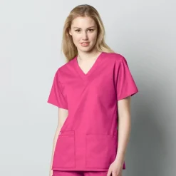 Wonderwink Wonder Work Scrub Tops*Wink WonderWORK Women's V-Neck Scrub Top