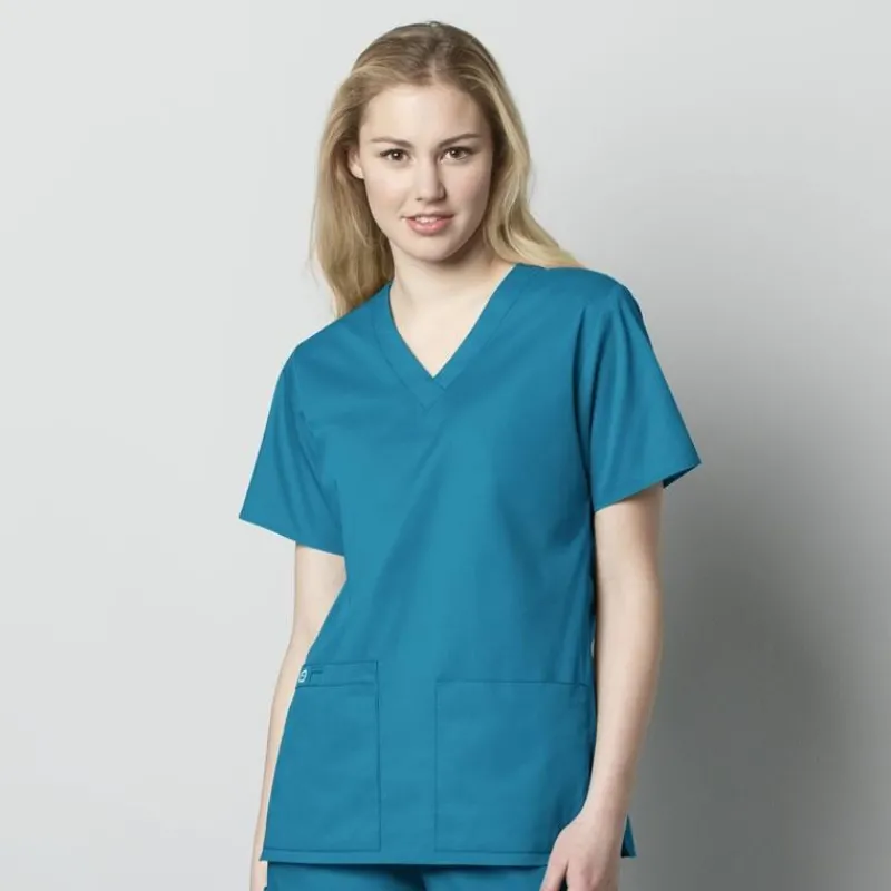Wonderwink Wonder Work Scrub Tops*Wink WonderWORK Women's V-Neck Scrub Top