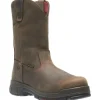 Wolverine Non-Slip Boots | Non-Steel Safety Toe*Cabor Composite-Toe EPX Anti-Fatigue Work Boot Brown