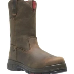 Wolverine Non-Slip Boots | Non-Steel Safety Toe*Cabor Composite-Toe EPX Anti-Fatigue Work Boot Brown