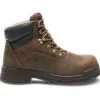 Wolverine Non-Slip Boots | Non-Steel Safety Toe*Carbon EPX Anti-Fatigue Slip Resistant Waterproof Work Boot Brown