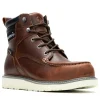 Wolverine Non-Slip Boots | Work Boots*Men's 6" Trade Wedge Waterproof Soft Toe Moc Work Boot Rust