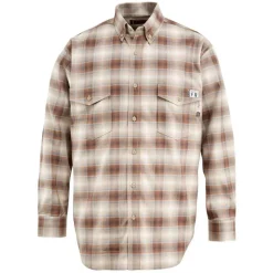Wolverine Flame Resistant Shirts | Work Shirts*Men's Firezero Flame Resistant Plaid Twill Work Shirt