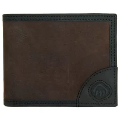 Wolverine Wallets*Men's I-90 Durashocks Bifold Wallet Black / Brown