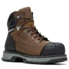 Wolverine Non-Slip Boots | Non-Steel Safety Toe*Men's Reforce 6" Waterproof Composite Toe Heavy Duty Work Boot Brown