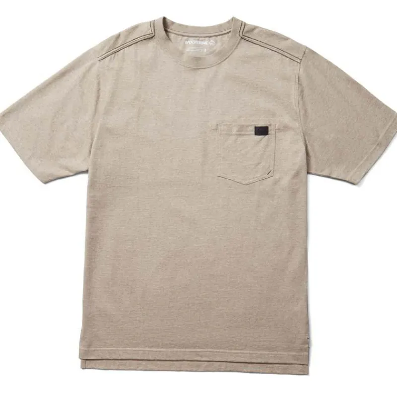 Wolverine T-Shirts*Men's Short Sleeve Guardian Cotton Pocket Tee